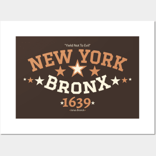 New York Bronx 'Yield to the Evil' Logo Shirt - Urban Streetwear Collection Posters and Art